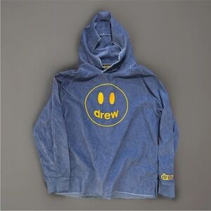 Rare Drew House Corduroy Oversized Hoodie Blue - Size M/L